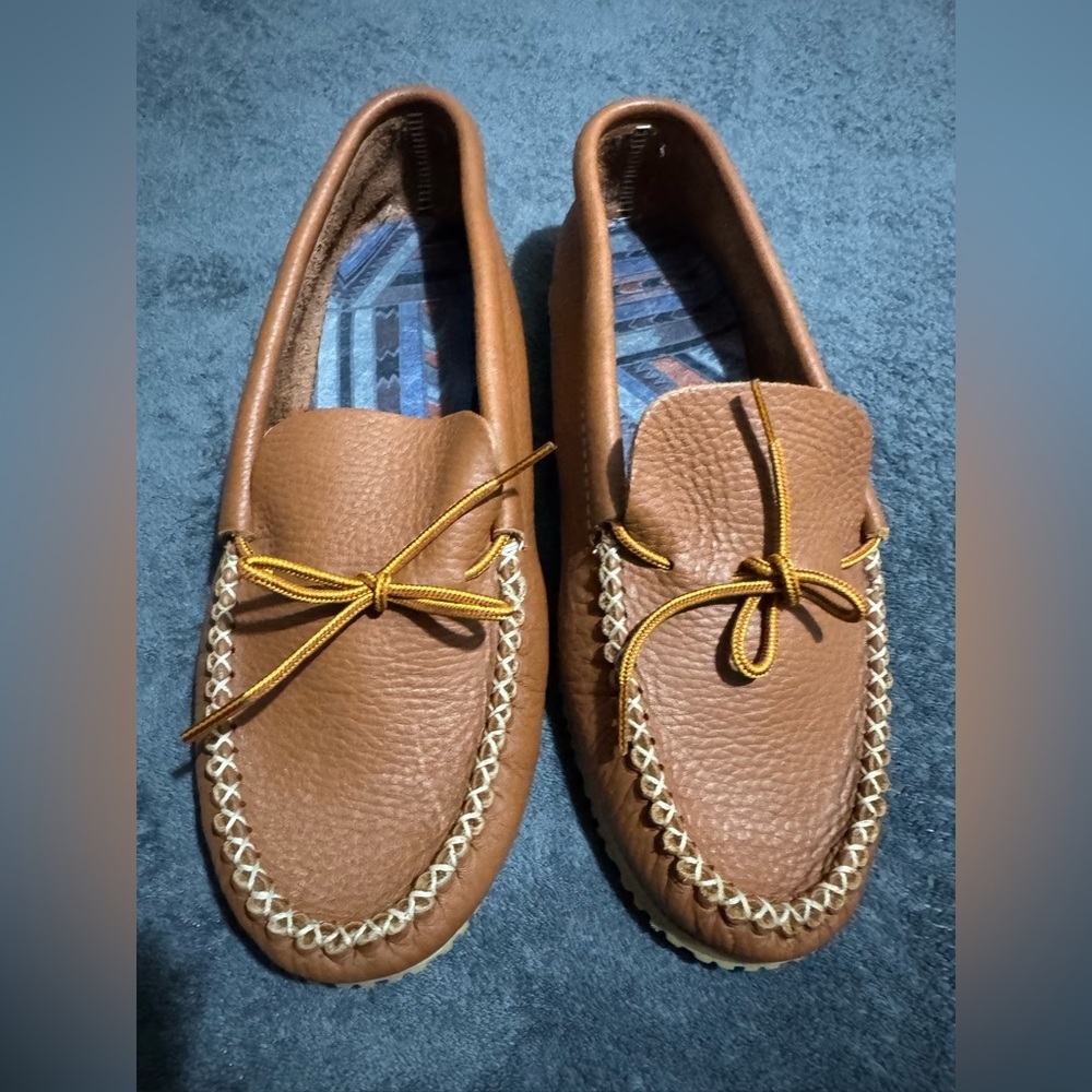 Mocasines Men's Brown Leather - Picture 2 of 9